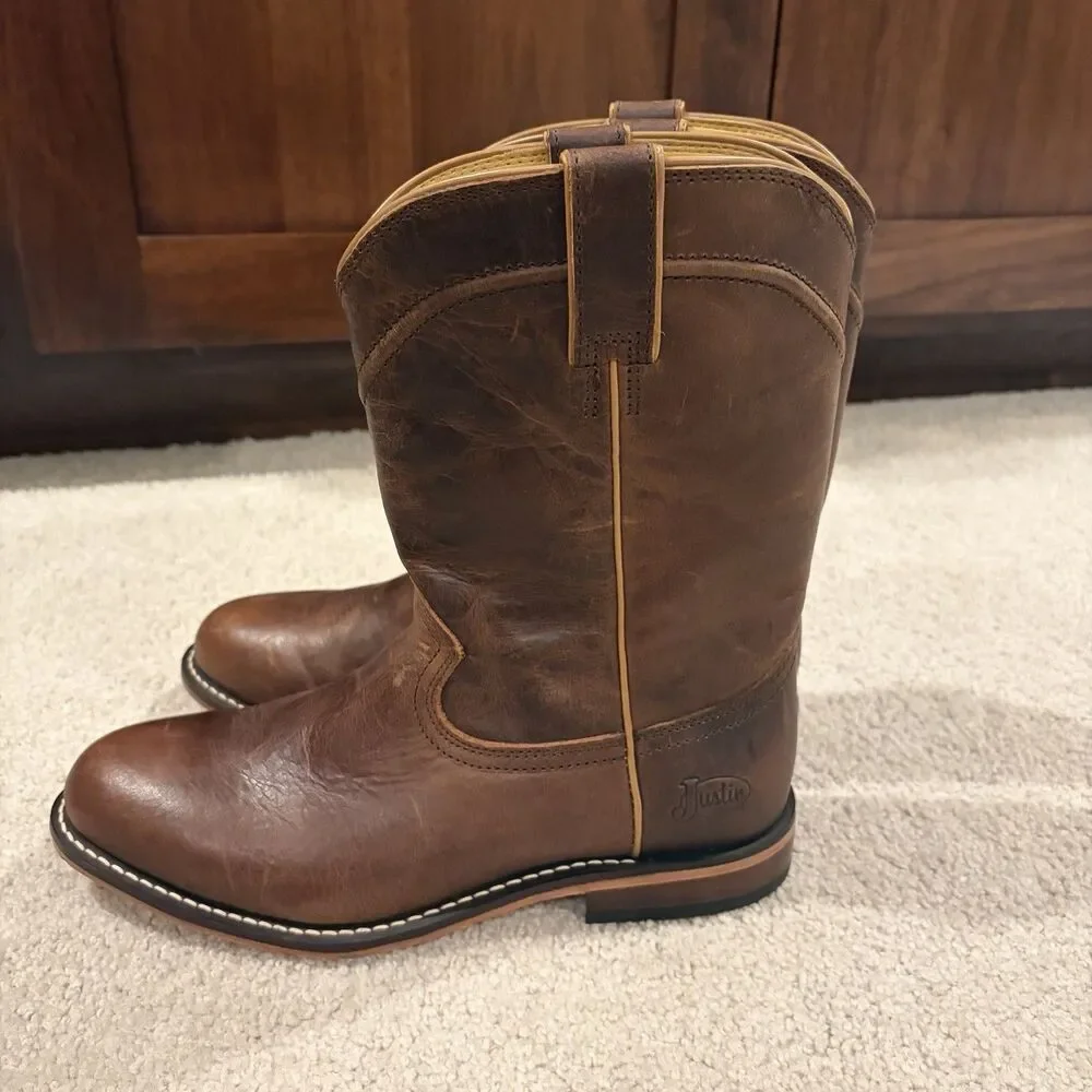 EUC Justin Boots Women’s Holland Western Boots Size 10 Brown RP3311 Cowboy